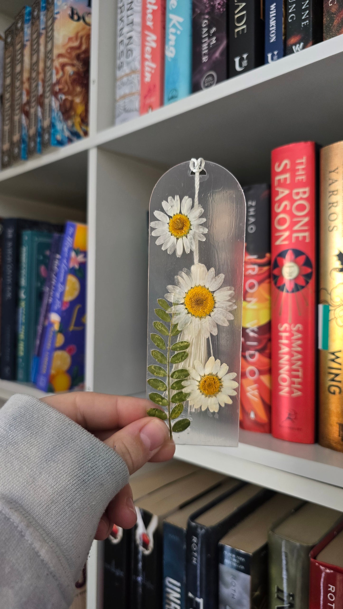 Winter Collection Pressed Flower Bookmark