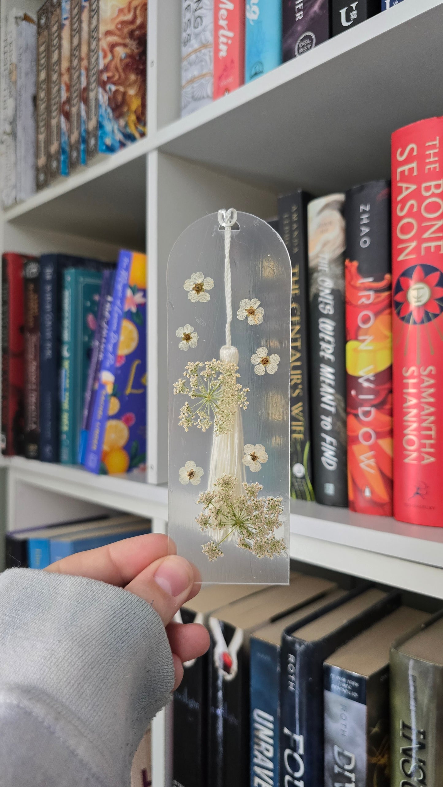 Winter Collection Pressed Flower Bookmark