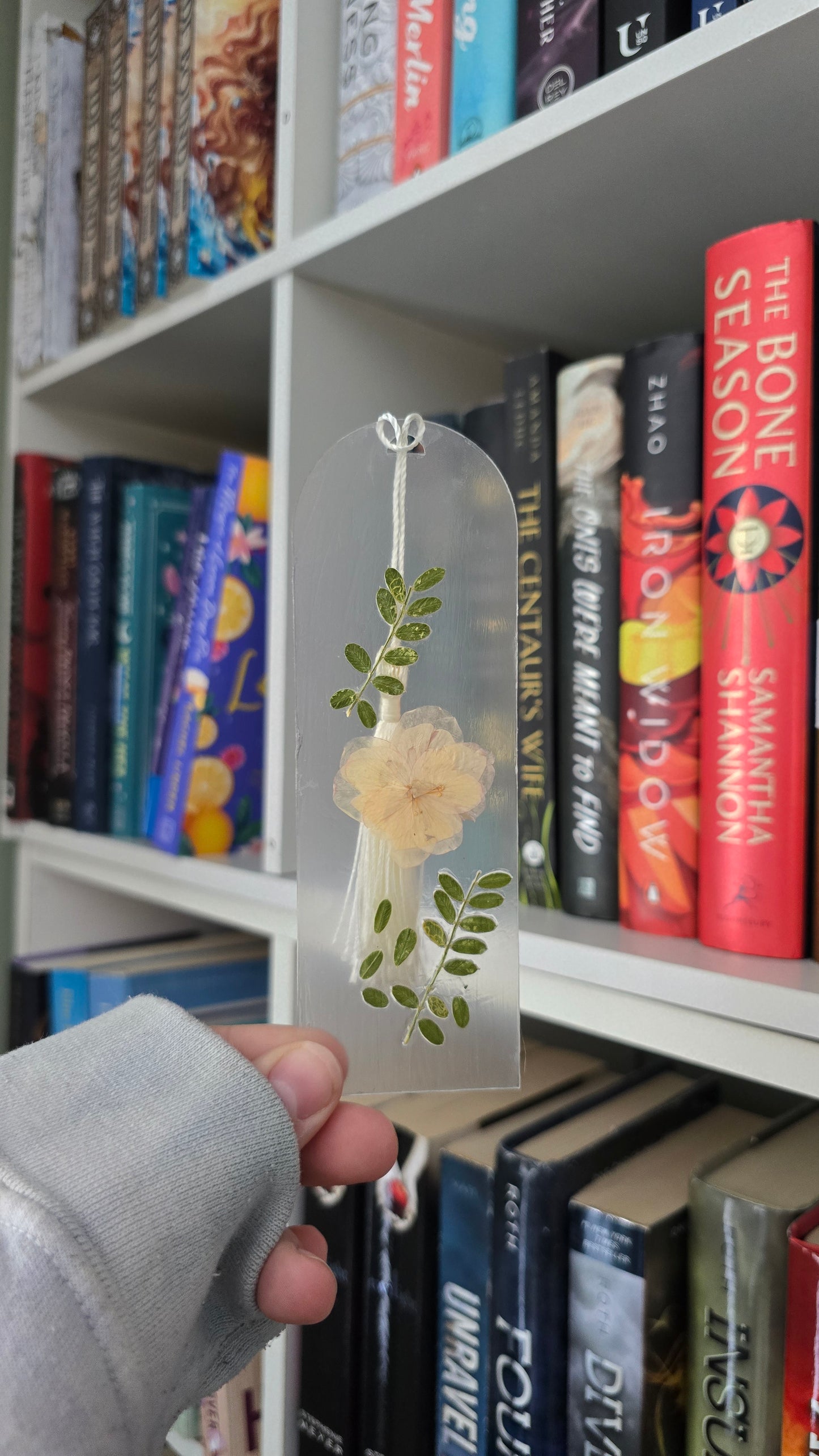 Winter Collection Pressed Flower Bookmark