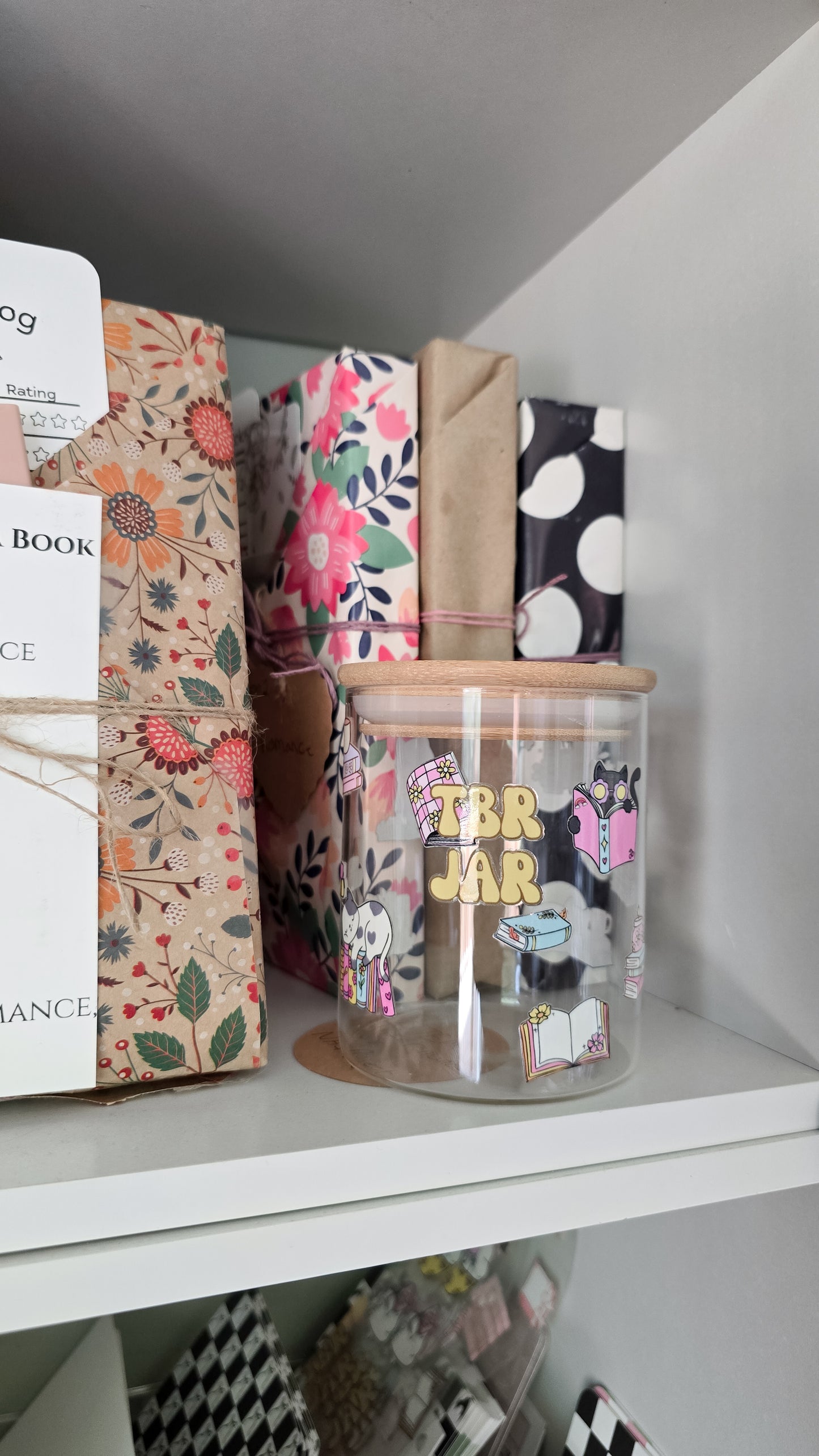 Bookish Cat TBR Jar