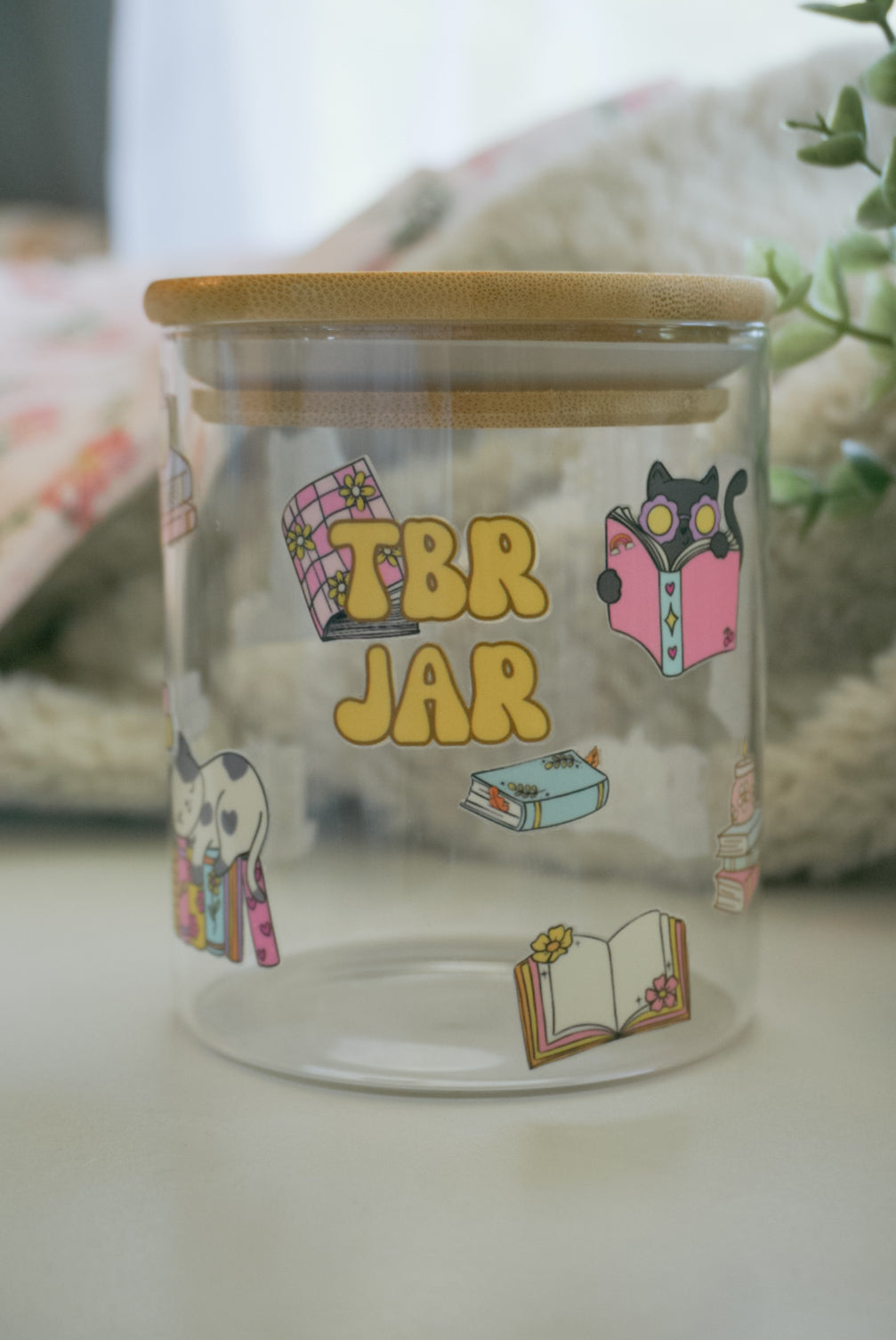 Bookish Cat TBR Jar