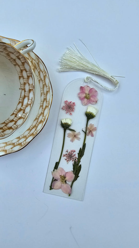 Large Pressed Flower Bookmark