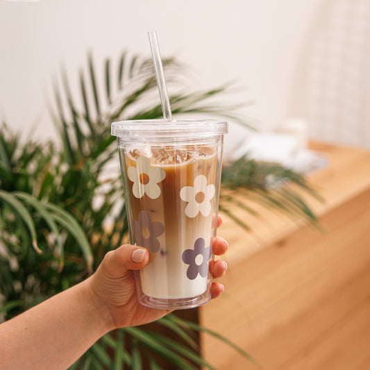 Boho Flower Tumbler