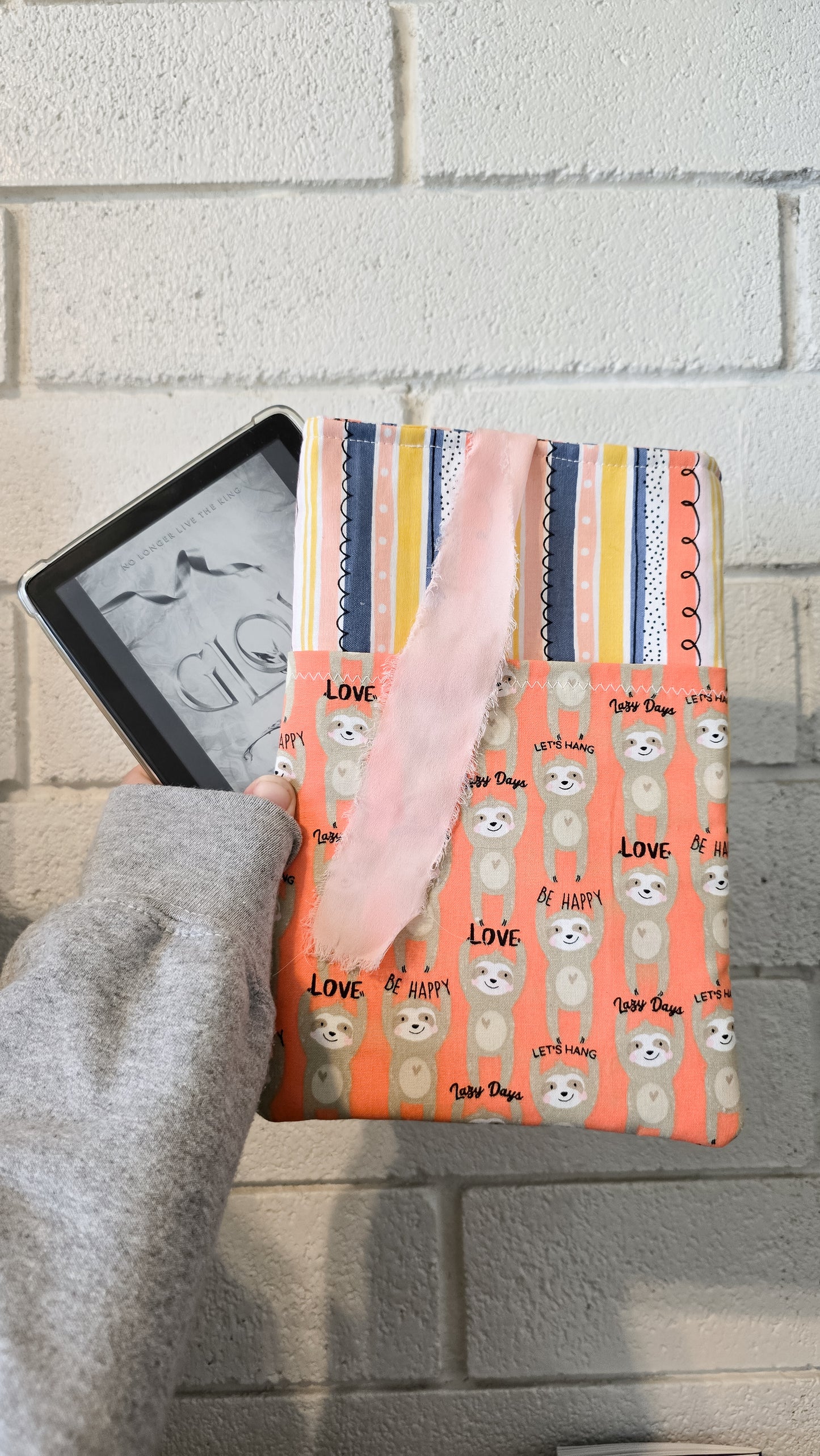 Striped Medium Book Sleeve