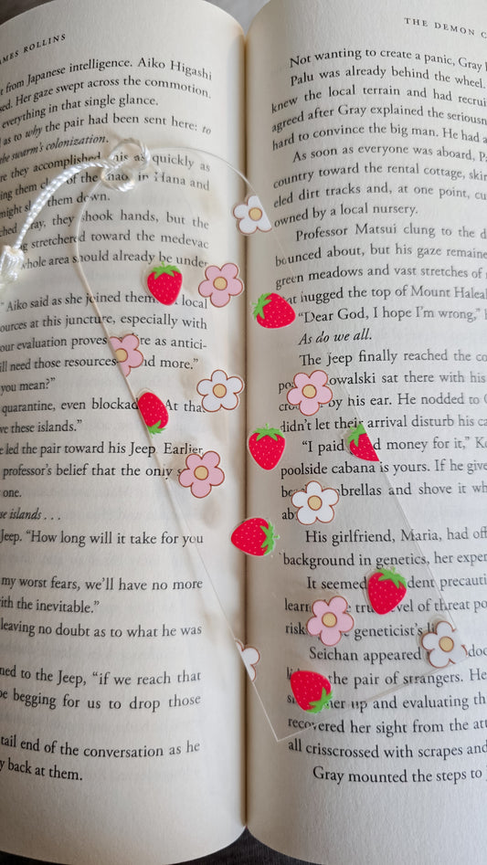 Little Strawberries Bookmark