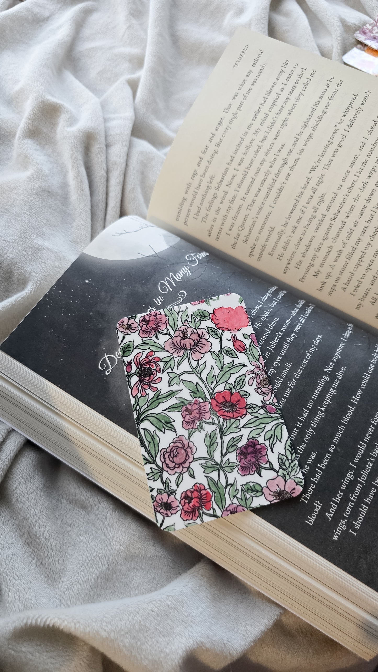 Watercolour Bookmark | E