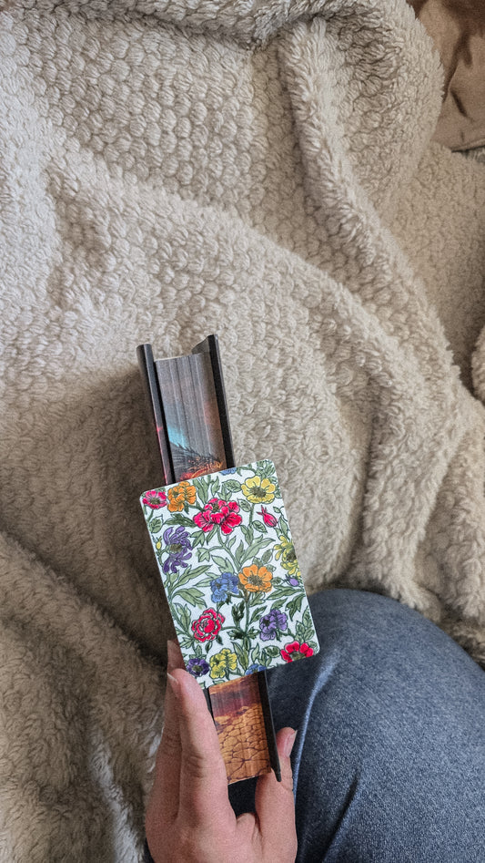 Watercolour Bookmark | N
